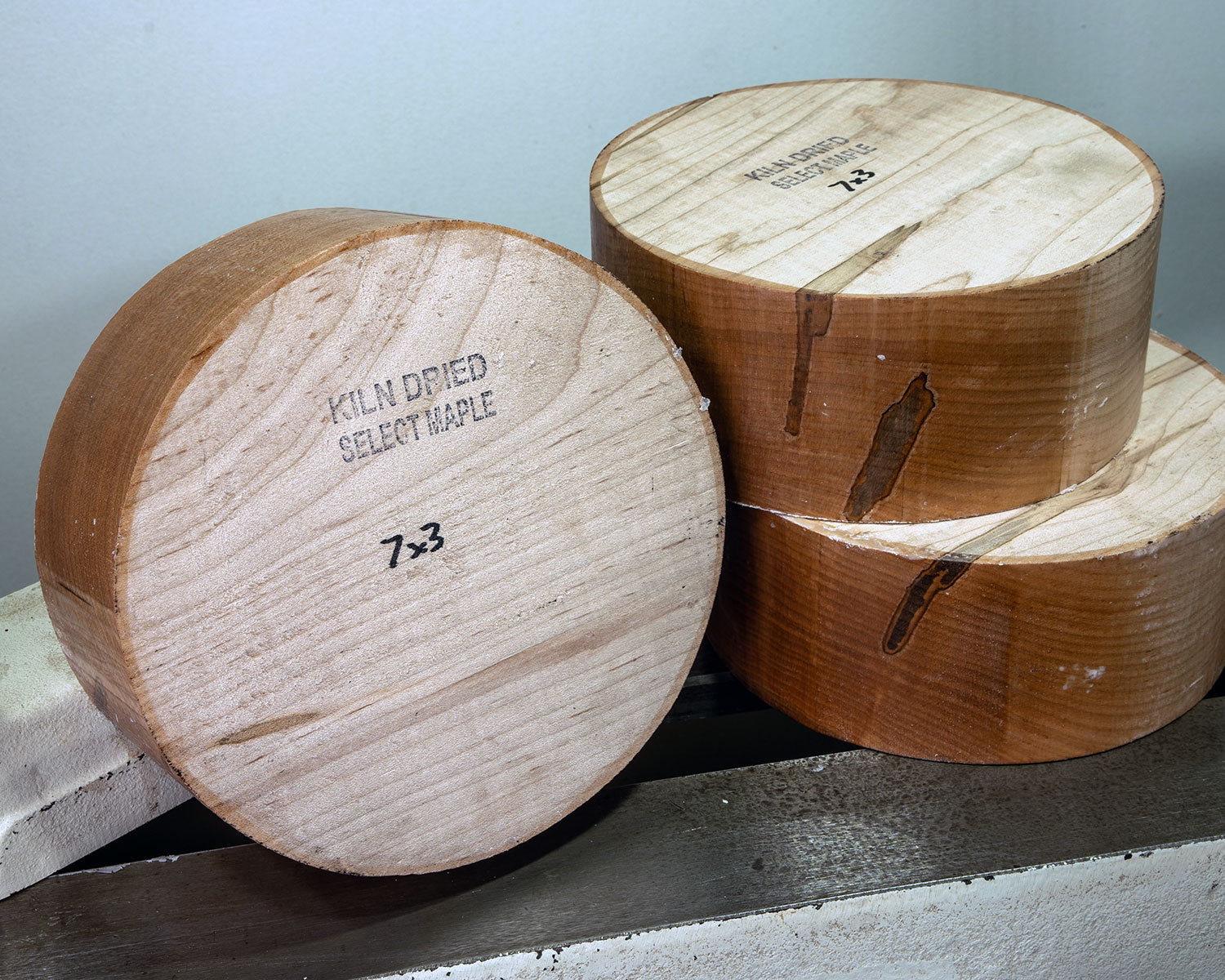TURNERS BUNDLE - Kiln Dried Wood Turning Blank Plus Glue Hub, Waste Block and Wrench