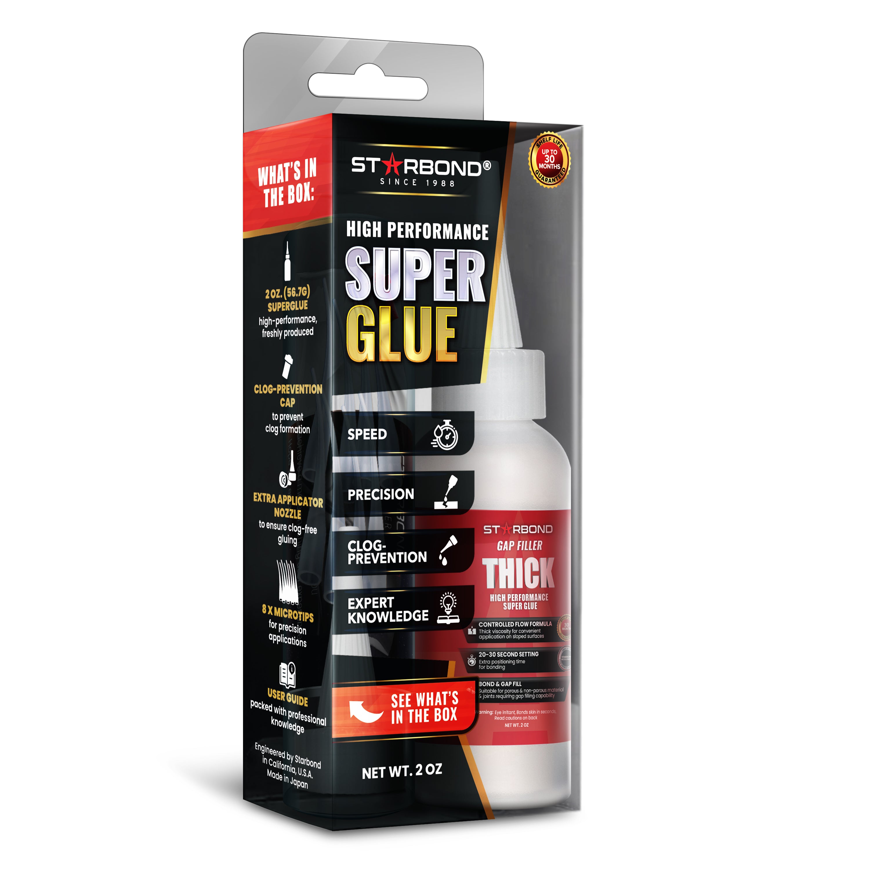 Starbond Gap Filler Thick (CA) Super Glue, 2 oz