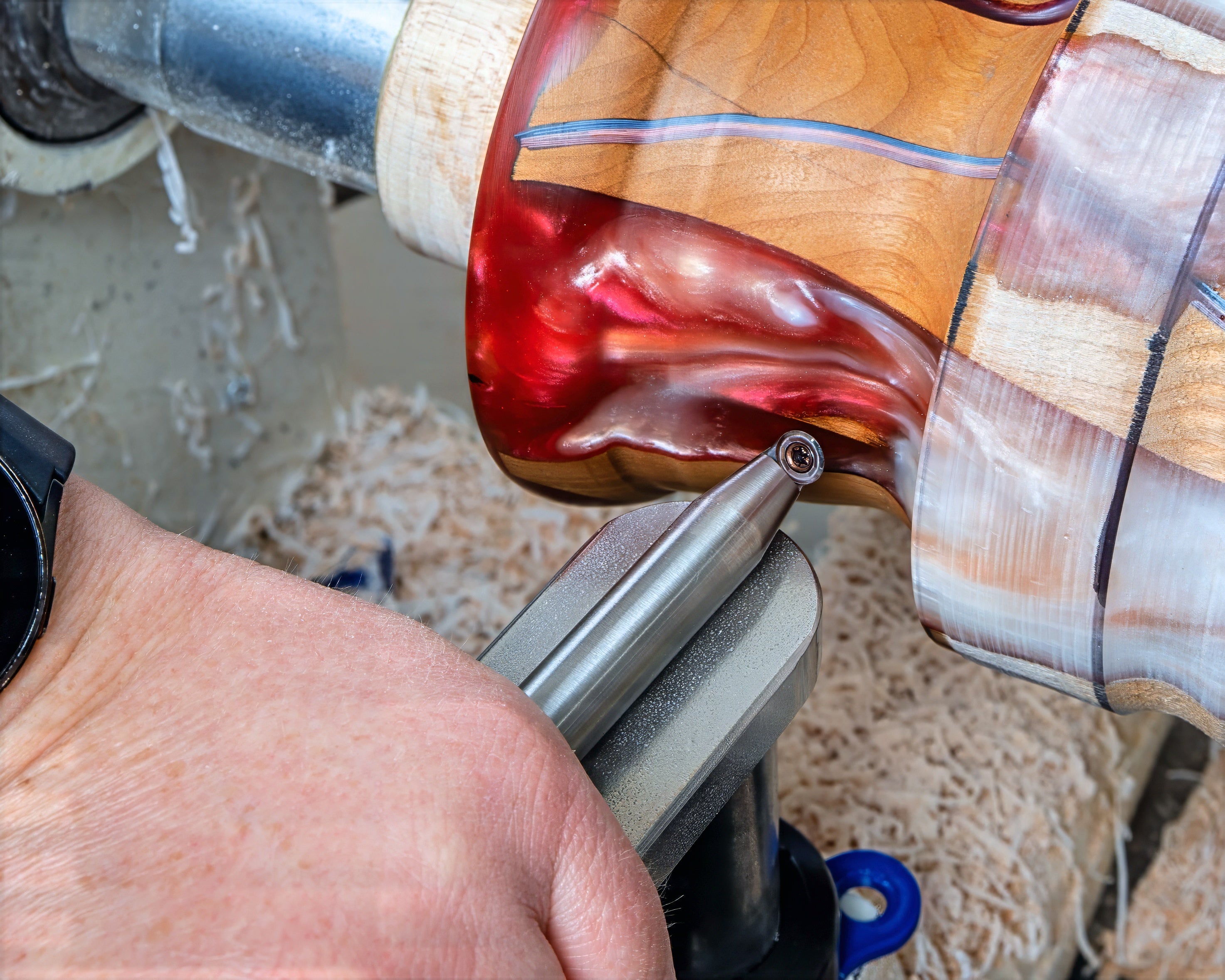 New! Turning Tool Package for Wood and Acrylic Turning, Full Size Tools with 1 Handle