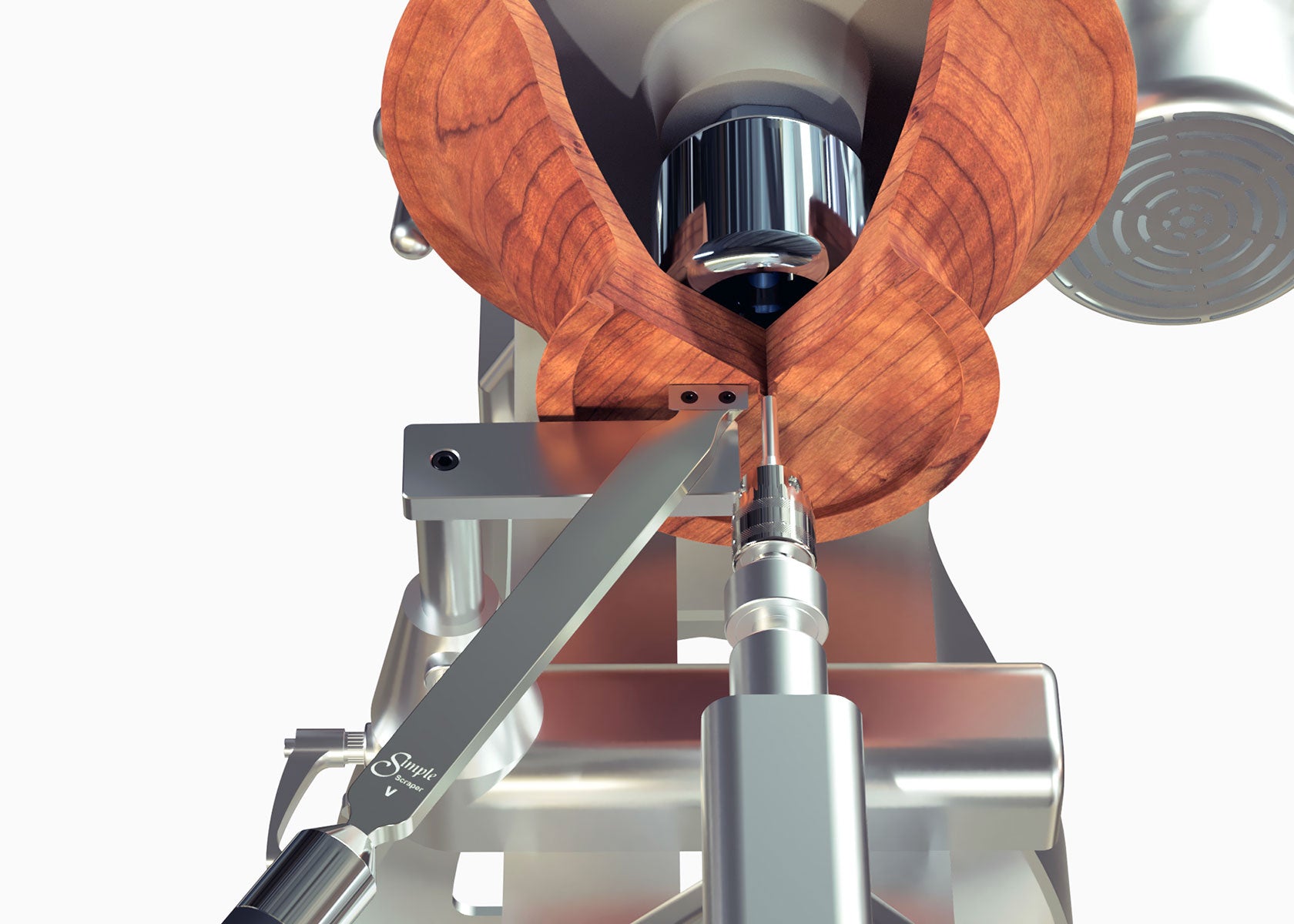 Simple Hollowing System with Laser, Extended Base Plate, 12" Long Scraper Set and 1 Handle